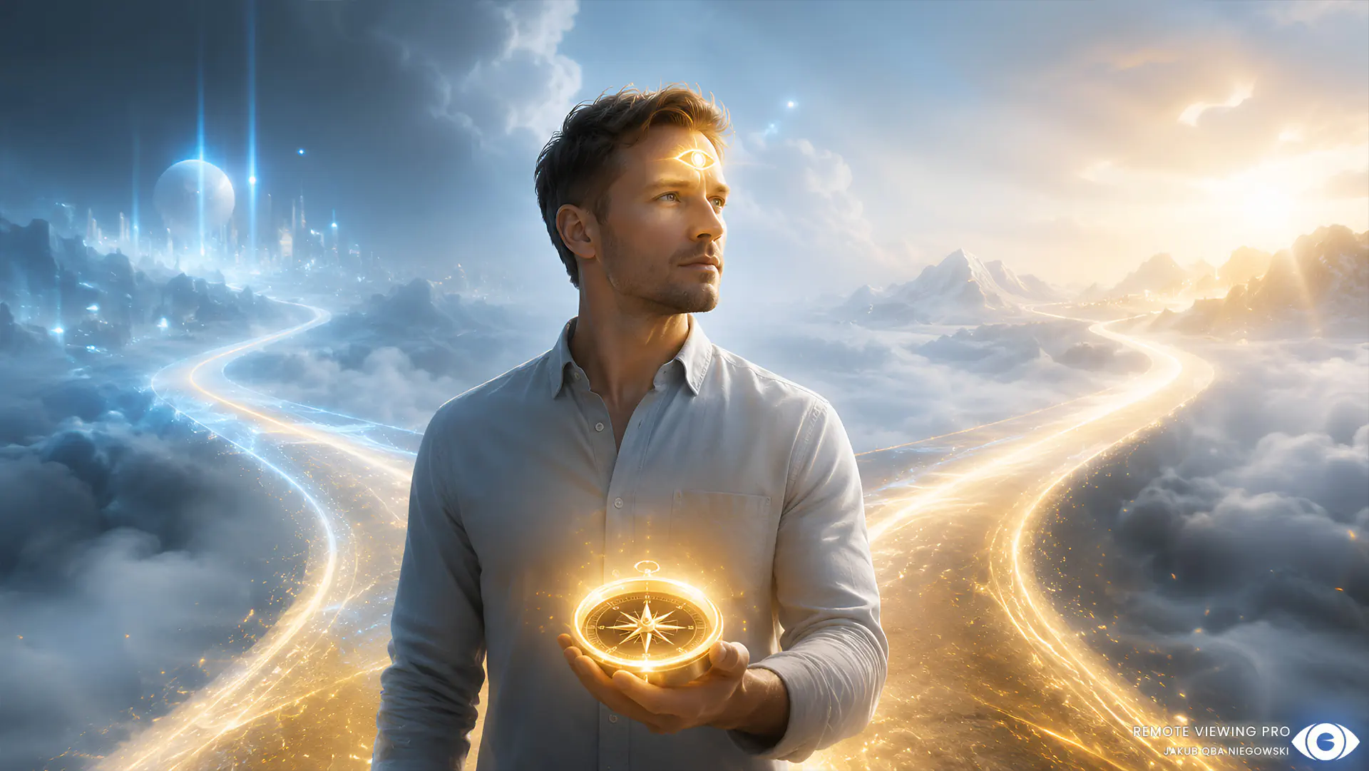 Illustration of using remote viewing for better life decisions